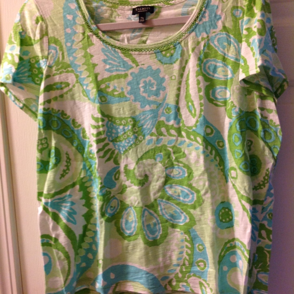 Talbots tshirt with print
